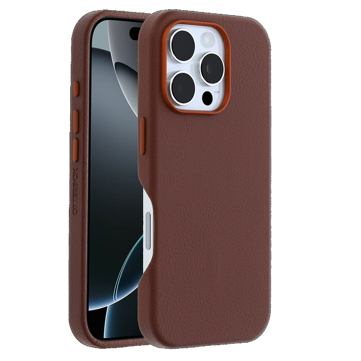 OtterBox Symmetry MagSafe Cactus Leather Apple iPhone 16 Pro Max (6.9") Case Brown - (77-96337),DROP+ 3X Military Standard, 7 Years Warranty - Image 5