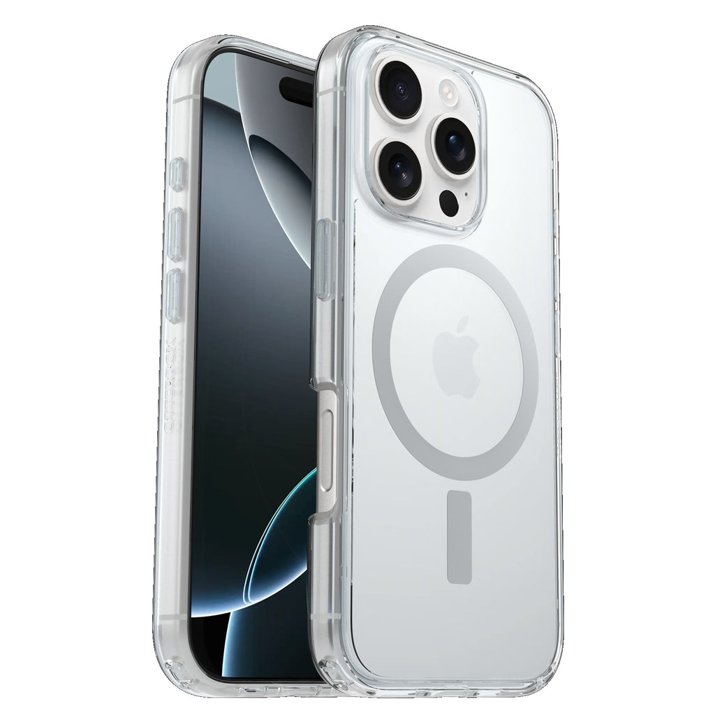 OtterBox Symmetry Clear MagSafe Apple iPhone 16 Pro (6.3") Case Clear - (77-96393), Antimicrobial, DROP+ 3X Military Standard, 7 Years Warranty - Image 5