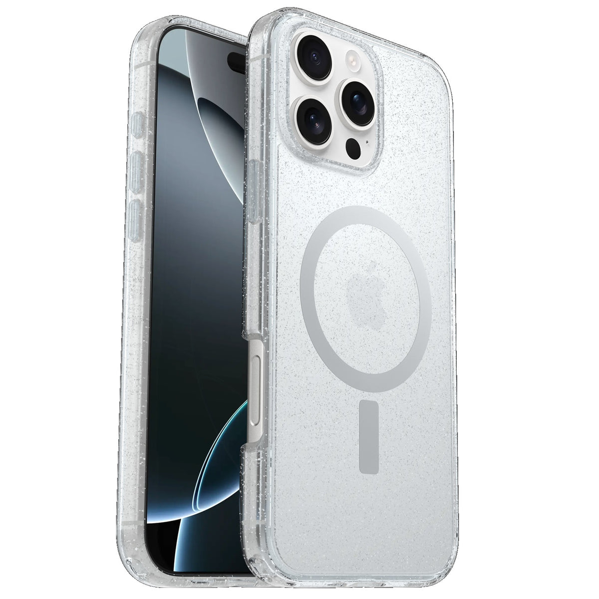 OtterBox Symmetry Clear MagSafe Apple iPhone 16 Pro Max (6.9") Case Stardust - (77-96429),Antimicrobial, DROP+ 3X Military Standard, 7 Years Warranty - Image 1