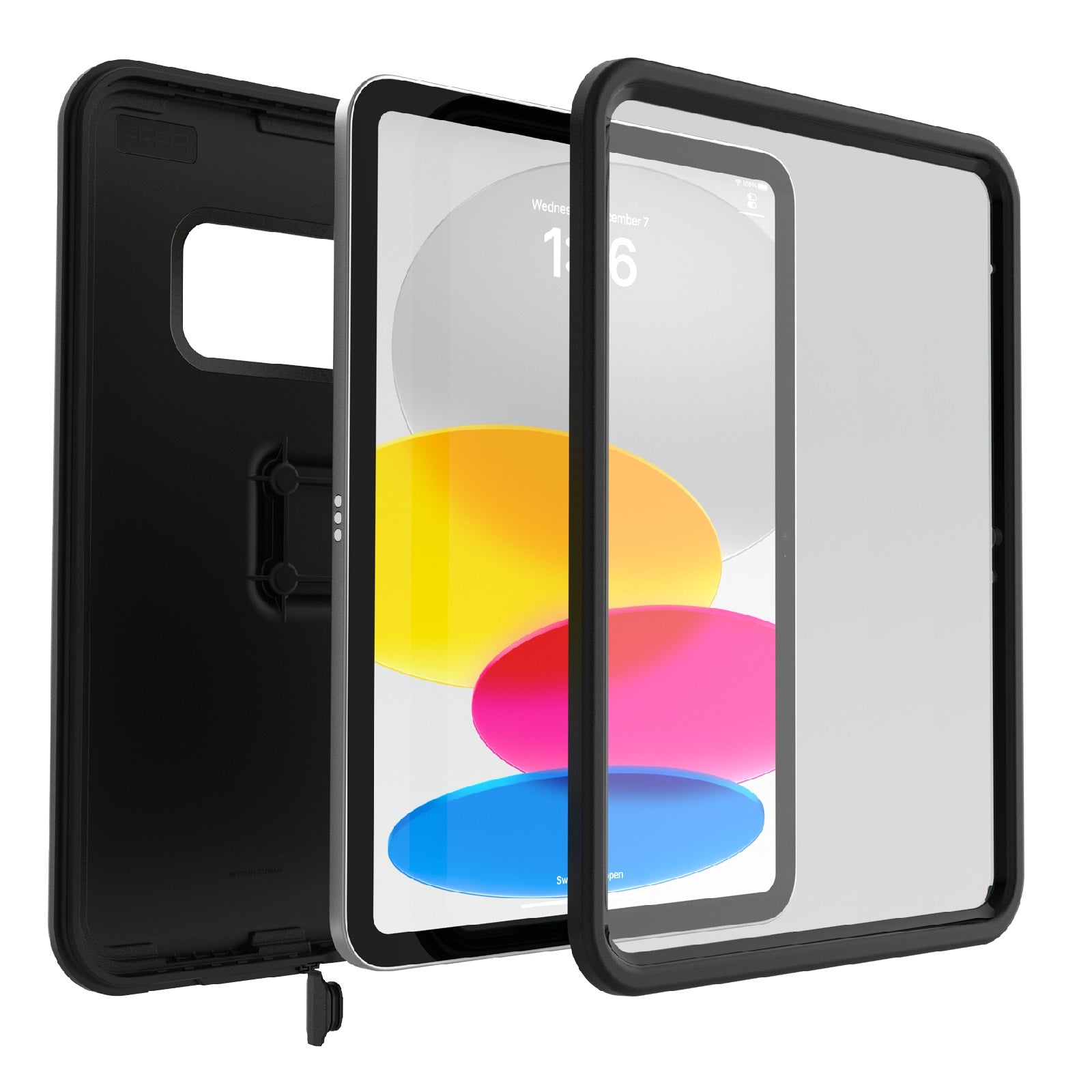 OtterBox Armor Apple iPad (11") (A16) (11th Gen) / iPad (10.9") (10th Gen) Case Black - (77-97262), WaterProof and DustProof, 7 Years Warranty - Image 2