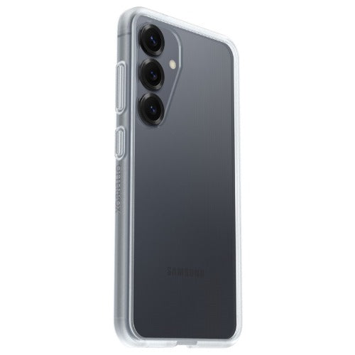 OtterBox React Samsung Galaxy S25 5G (6.2") Case Clear - (77-97378), DROP+ Military Standard, Antimicrobial, Hard Case, Soft Grip, 7 Years Warranty - Image 2