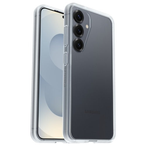 OtterBox React Samsung Galaxy S25 5G (6.2") Case Clear - (77-97378), DROP+ Military Standard, Antimicrobial, Hard Case, Soft Grip, 7 Years Warranty - Image 5
