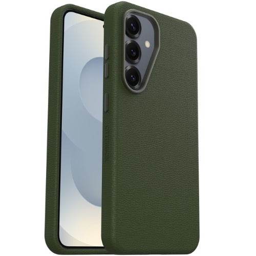OtterBox Symmetry Cactus Leather Samsung Galaxy S25 5G (6.2") Case Cactus Grove Green - (77-97389), DROP+ 3X Military Standard, 7 Years Warranty - Image 1
