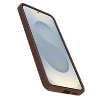OtterBox Symmetry Cactus Leather Samsung Galaxy S25+ 5G (6.7") Case Rich Adobe (Brown) - (77-97448), DROP+ 3X Military Standard, 7 Years Warranty - Image 3