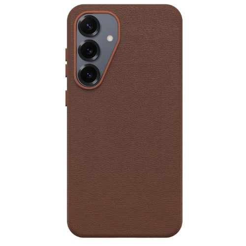 OtterBox Symmetry Cactus Leather Samsung Galaxy S25+ 5G (6.7") Case Rich Adobe (Brown) - (77-97448), DROP+ 3X Military Standard, 7 Years Warranty - Image 4