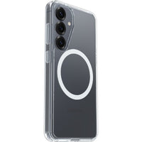 OtterBox Symmetry Clear Magnets Samsung Galaxy S25+ 5G (6.7") Case Clear - (77-97464), DROP+ 3X Military Standard, Raised Edges, 7 Years Warranty - Image 2