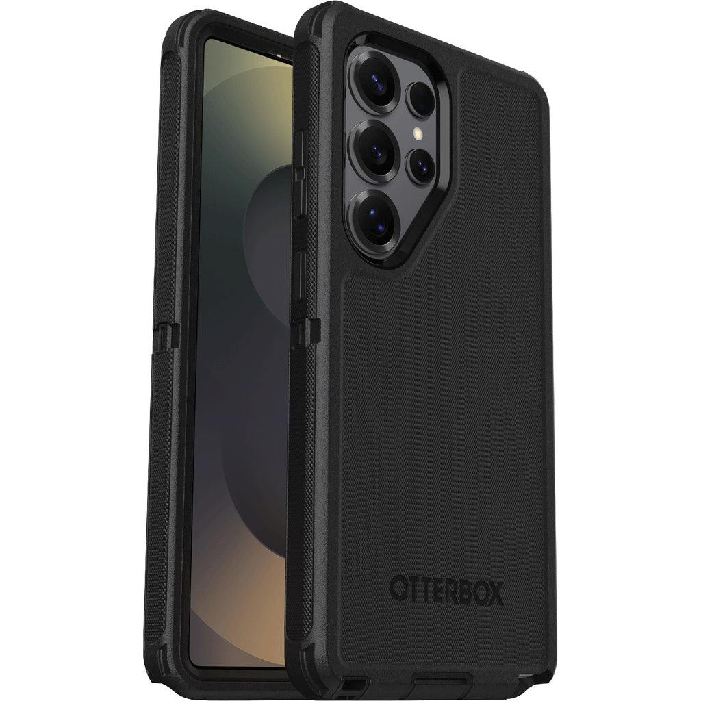 OtterBox Defender Samsung Galaxy S25 Ultra 5G (6.9") Case Black - (77-97479), DROP+ 7X Military Standard,Wireless Charging Compatible,7 Years Warranty - Image 1