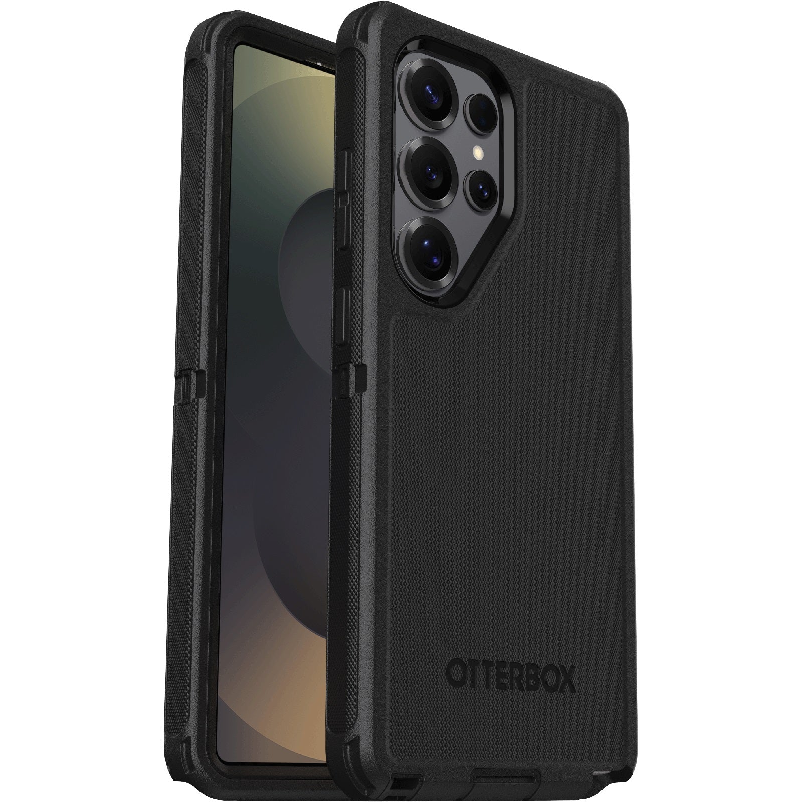 OtterBox Defender Samsung Galaxy S25 Ultra 5G (6.9") Case Black - (77-97479), DROP+ 7X Military Standard,Wireless Charging Compatible,7 Years Warranty - Image 1