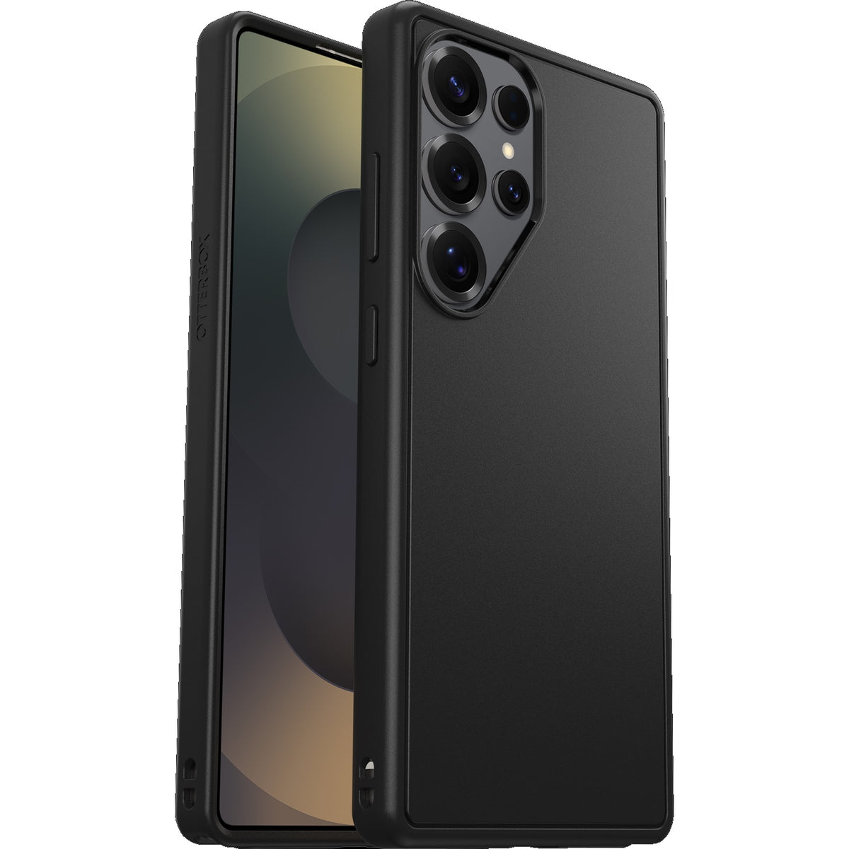 OtterBox React Samsung Galaxy S25 Ultra 5G (6.9") Case Black Crystal (Clear/Black) -(77-97504),Antimicrobial,DROP+ Military Standard,7 Years Warranty - Image 1