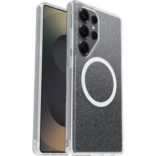 OtterBox Symmetry Clear Magnets Samsung Galaxy S25 Ultra 5G (6.9") Case Stardust - Clear (77-97524), DROP+ 3X Military Standard, 7 Years Warranty - Image 1