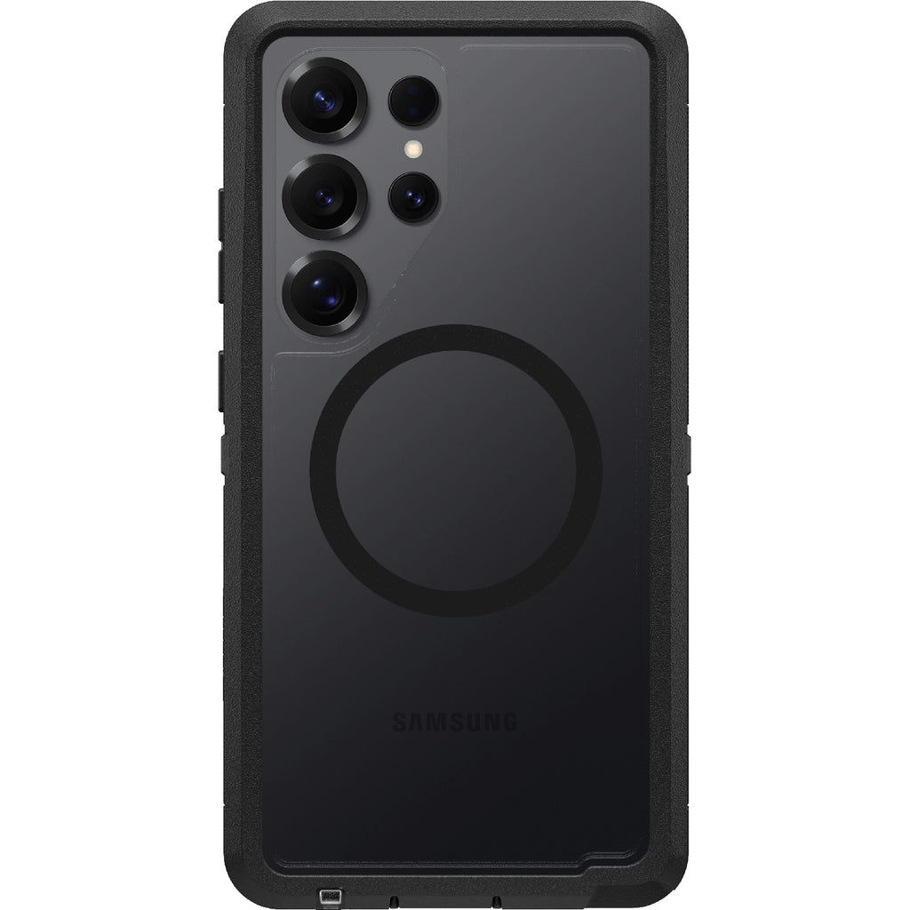 OtterBox Defender XT Clear Magnet Samsung Galaxy S25 Ultra 5G (6.9") Case Dark Side Clear/Black-(77-97584),DROP+ 7X Military Standard,7 Years Warranty - Image 2