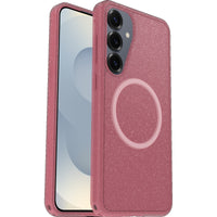 OtterBox Symmetry Clear Magnets Samsung Galaxy S25+ 5G (6.7") Case Foxberry (Pink) - (77-97599), DROP+ 3X Military Standard, 7 Years Warranty - Image 1