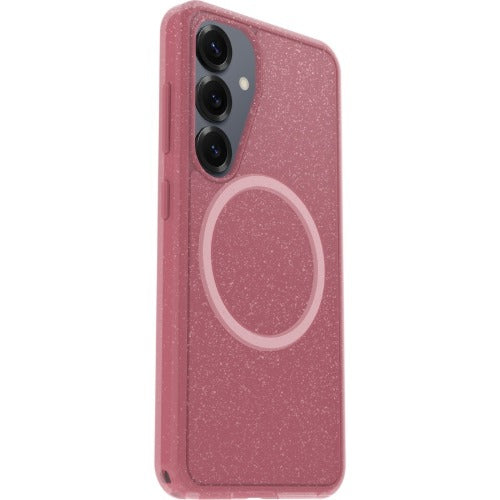 OtterBox Symmetry Clear Magnets Samsung Galaxy S25+ 5G (6.7") Case Foxberry (Pink) - (77-97599), DROP+ 3X Military Standard, 7 Years Warranty - Image 2