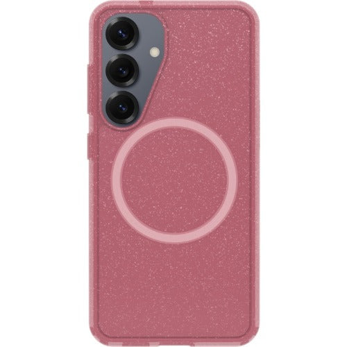 OtterBox Symmetry Clear Magnets Samsung Galaxy S25+ 5G (6.7") Case Foxberry (Pink) - (77-97599), DROP+ 3X Military Standard, 7 Years Warranty - Image 4