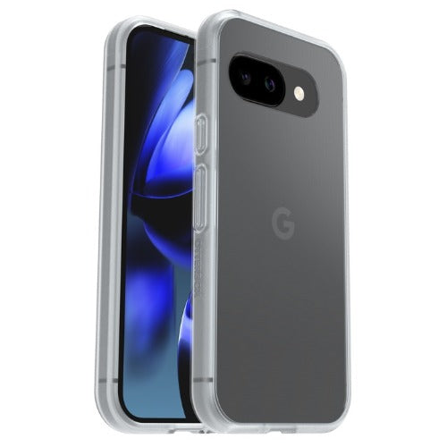 OtterBox React Google Pixel 9A 5G (6.3") Case Clear - (77-97761), Antimicrobial, DROP+ Military Standard, Hard Case, Soft Grip,7 Years Warranty - Image 1