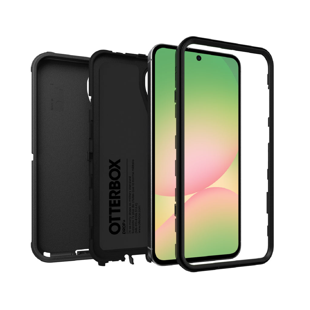 OtterBox Defender Samsung Galaxy A56 5G (6.7") Case Black - (77-97788), DROP+ 7X Military Standard, Multi-Layer, Port Covers, 7 Years Warranty - Image 3