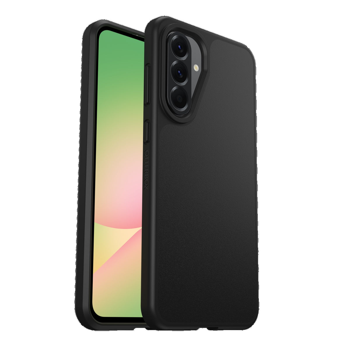 OtterBox React Samsung Galaxy A56 5G (6.7") Case Black - (77-97791),Antimicrobial,DROP+ Military Standard,Raised Edges,7 Years Warranty - Image 1
