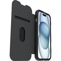 OtterBox React Folio MagSafe Apple iPhone 17e /  iPhone 16e / iPhone 15 / iPhone 14 / iPhone 13 (6.1") Case Black Crystal (Clear/Black) ,7 Years Warra - Image 2