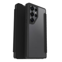 OtterBox React Folio Samsung Galaxy S25 Ultra 5G (6.9") Case Black Crystal (Clear/Black) - (77-97833), DROP+ Military Standard,7 Years Warranty - Image 2
