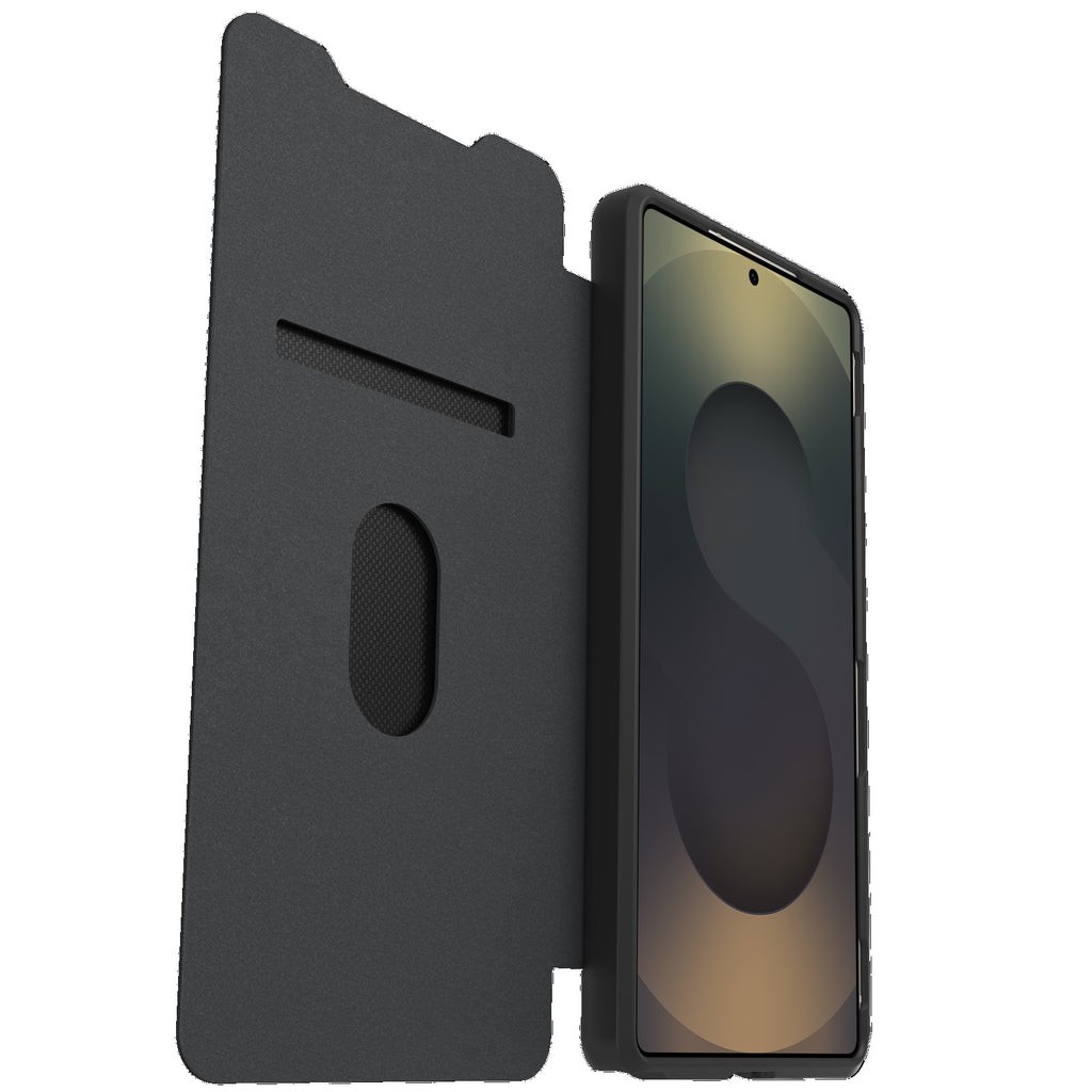 OtterBox React Folio Samsung Galaxy S25 Ultra 5G (6.9") Case Black Crystal (Clear/Black) - (77-97833), DROP+ Military Standard,7 Years Warranty - Image 4