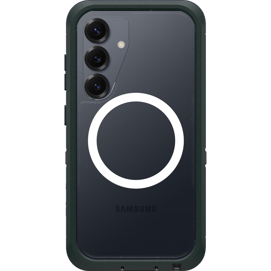 OtterBox Defender XT Clear Magnets Samsung Galaxy S25 5G (6.2") Case Sagebrush (Green) - (77-97870), DROP+ 7X Military Standard, 7 Years Warranty - Image 2