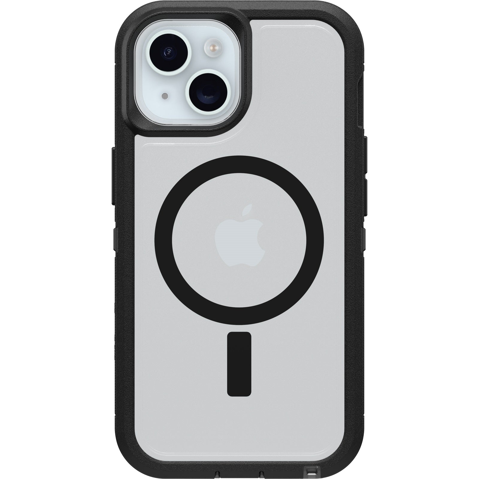OtterBox Defender XT Clear MagSafe Apple iPhone 17e /  iPhone 16e / iPhone 15 / iPhone 14 / iPhone 13 (6.1") Case Dark Side (Clear/Black),7 Years Warr - Image 2