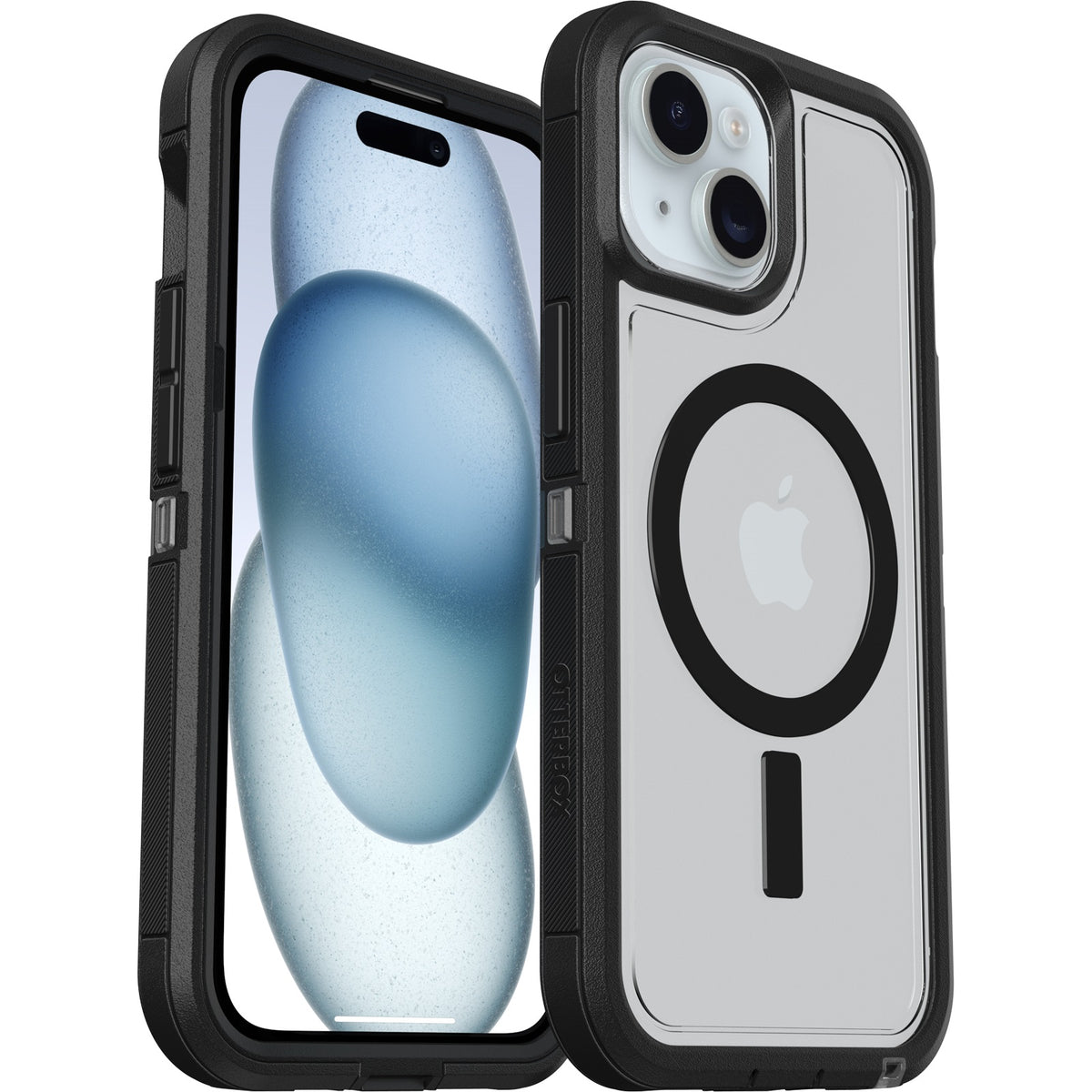 OtterBox Defender XT Clear MagSafe Apple iPhone 17e /  iPhone 16e / iPhone 15 / iPhone 14 / iPhone 13 (6.1") Case Dark Side (Clear/Black),7 Years Warr - Image 5