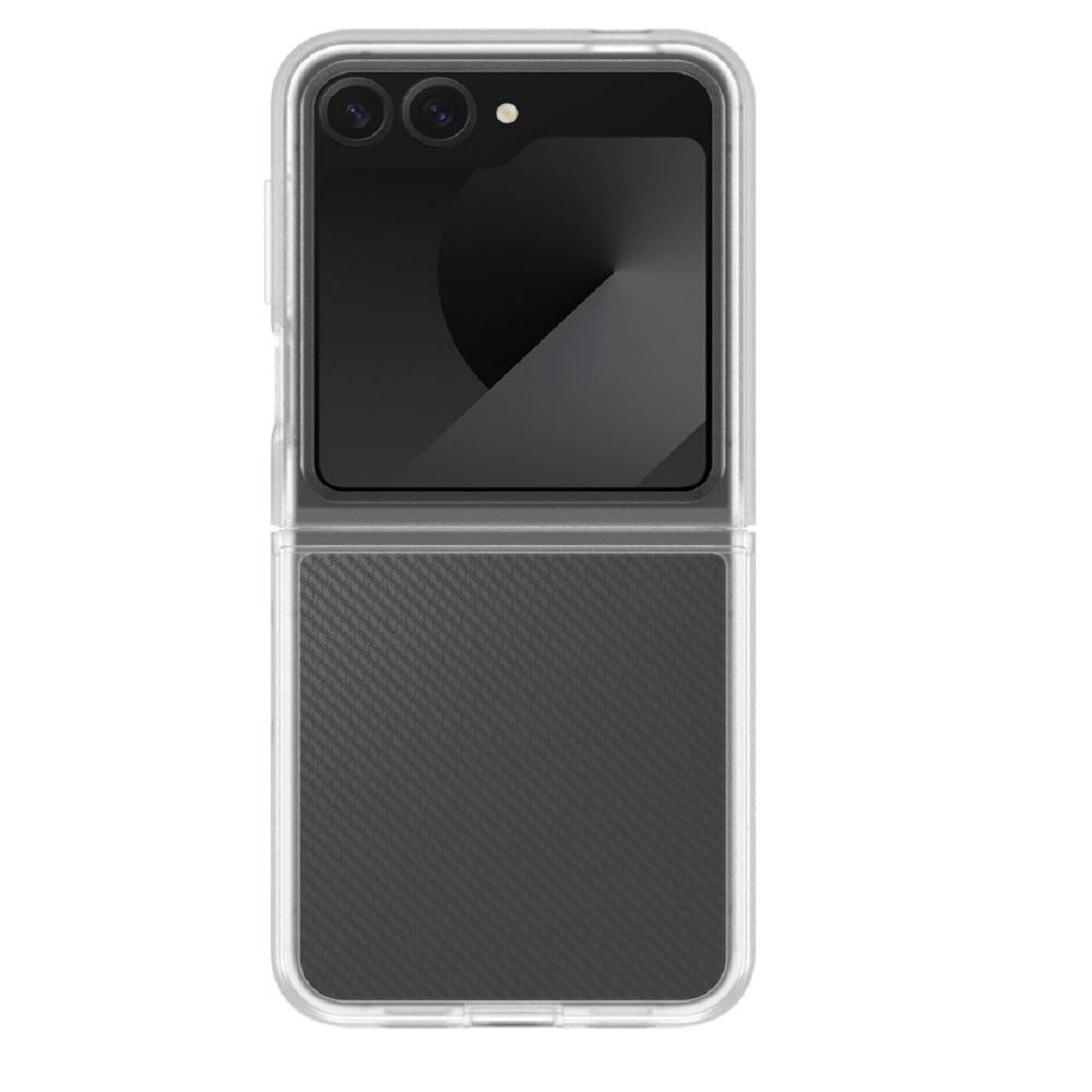 OtterBox Thin Flex Samsung Galaxy Z Flip7 5G (6.9") Case Clear - (77-98217), DROP+ Military Standard, Raised Edges, Ultra-Slim, 7 Years Warranty - Image 1