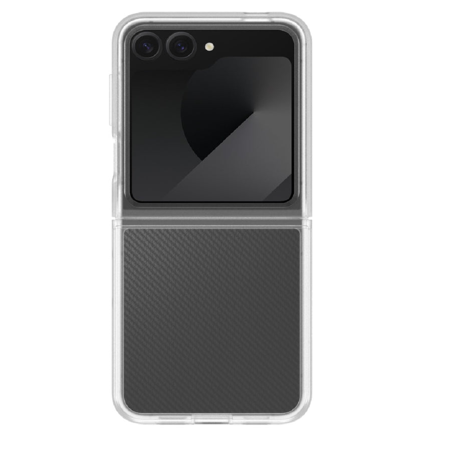 OtterBox Thin Flex Samsung Galaxy Z Flip7 5G (6.9") Case Clear - (77-98217), DROP+ Military Standard, Raised Edges, Ultra-Slim, 7 Years Warranty