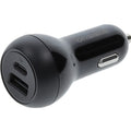 OtterBox 32W Dual Port (USB-C PD 20W + USB-A 12W) Standard Fast Car Charger - Black (77-98235),Fast-Charging for Samsung & iPhone, 2 Years Warranty - Image 1