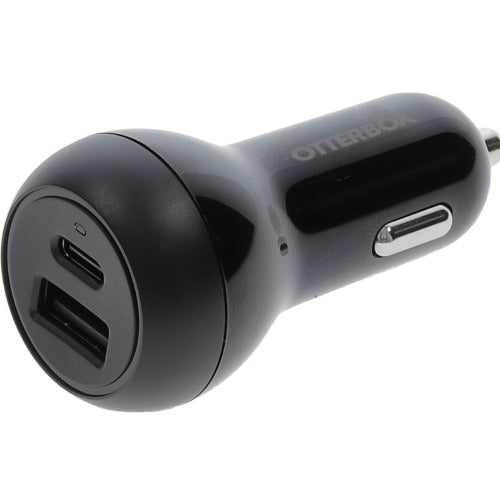 OtterBox 32W Dual Port (USB-C PD 20W + USB-A 12W) Standard Fast Car Charger - Black (77-98235),Fast-Charging for Samsung & iPhone, 2 Years Warranty - Image 5