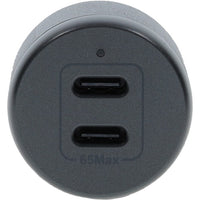 OtterBox 65W Dual Port Standard Fast Car Charger - Black (77-98236), 2xUSB-C, Smart & Compact design, Hassle-Free, 2 Years Warranty - Image 2