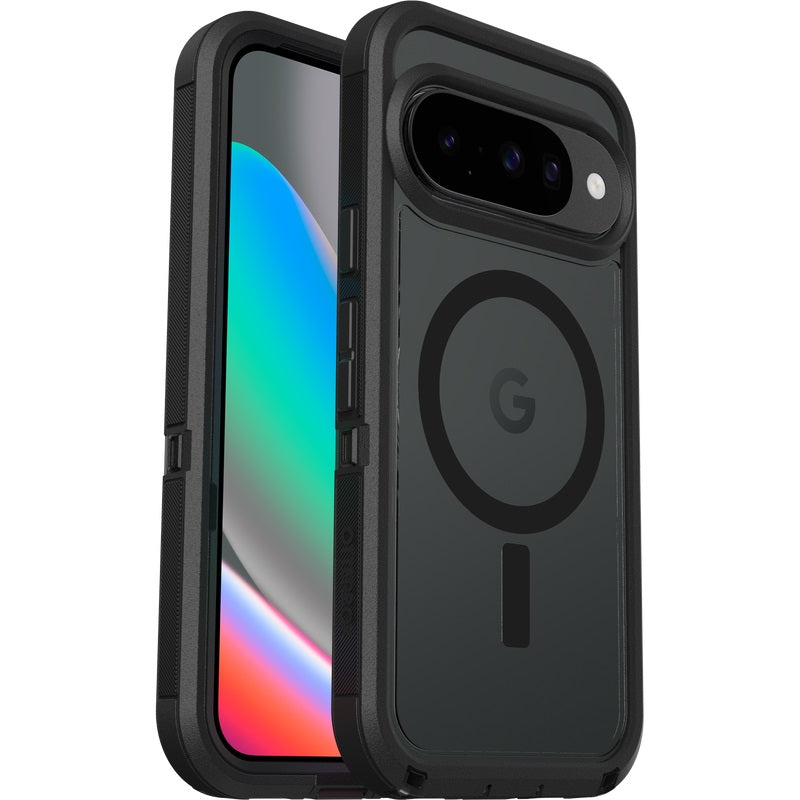 OtterBox Defender Pro XT Clear Magnets Google Pixel 10/Pixel 10 Pro Dark Side - black-(77-98258), Drop+7X Military Standard, 7 Years Warranty - Image 1