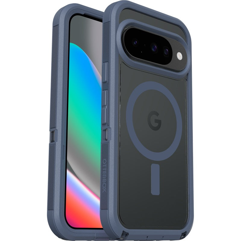 OtterBox Defender Pro XT Clear Magnets Google Pixel 10/Pixel 10 Pro Bootcut Case - Blue (77-98262), DROP+ 7X Military Standard, 7 Years Warranty - Image 1