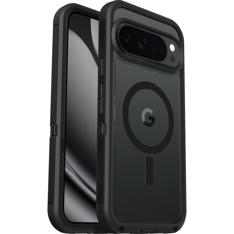 OtterBox Defender Pro XT Clear Magnets Google Pixel 10 Pro XL Dark Side Case - Black (77-98266), DROP+ 7X Military Standard, 7 Years Warranty - Image 1