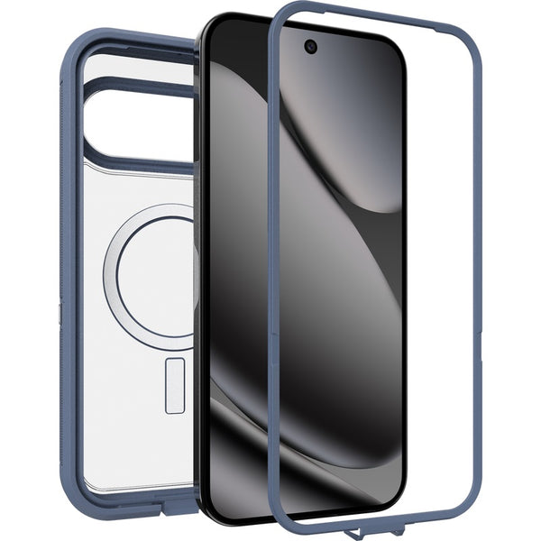 OtterBox Defender Pro XT Clear Magnets Google Pixel 10 Pro XL Bootcut Case - Blue (77-98270), DROP+ 7X Military Standard, 7 Years Warranty