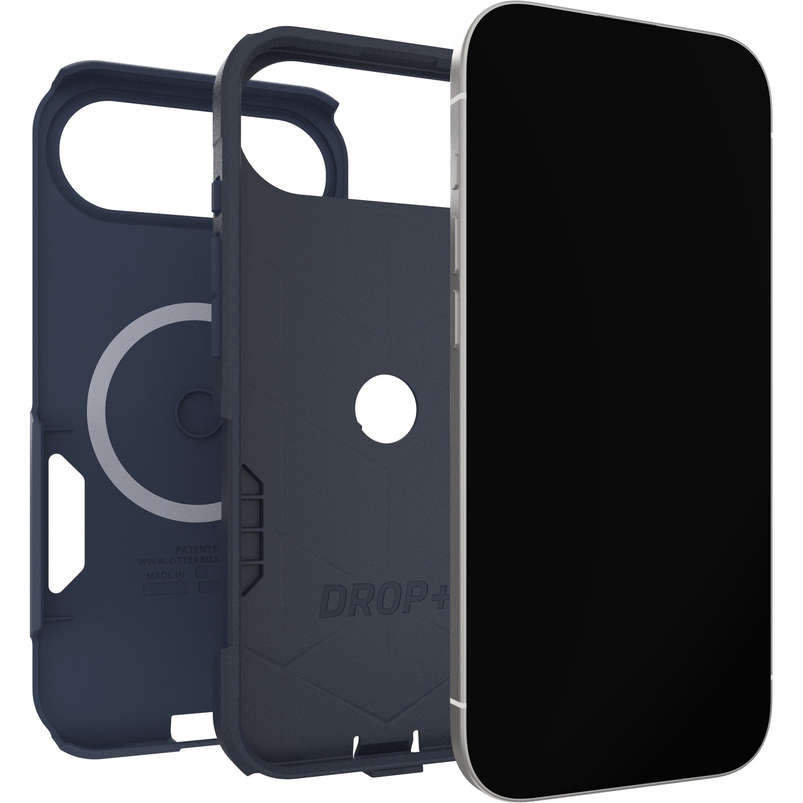 OtterBox Commuter Apple iPhone Air (6.5") Case Blue Sentiment - (77-98316), DROP+ 3X Military Standard, Raised Edges, 7 Years Warranty - Image 3