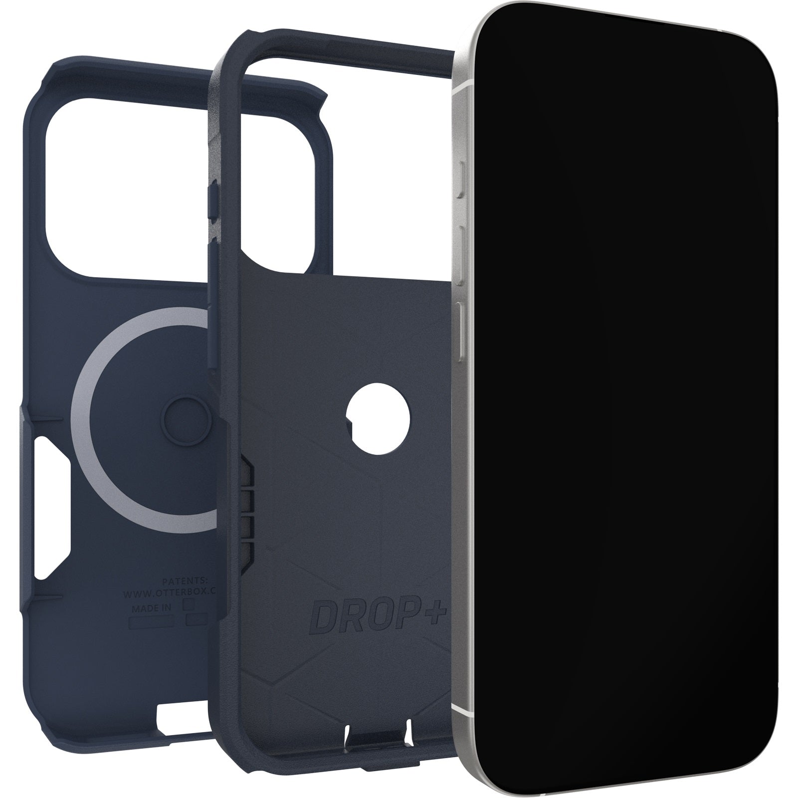OtterBox Commuter Apple iPhone 17 Pro (6.3") Case Blue Sentiment - (77-98330), DROP+ 3X Military Standard, Raised Edges, 7 Years Warranty - Image 3