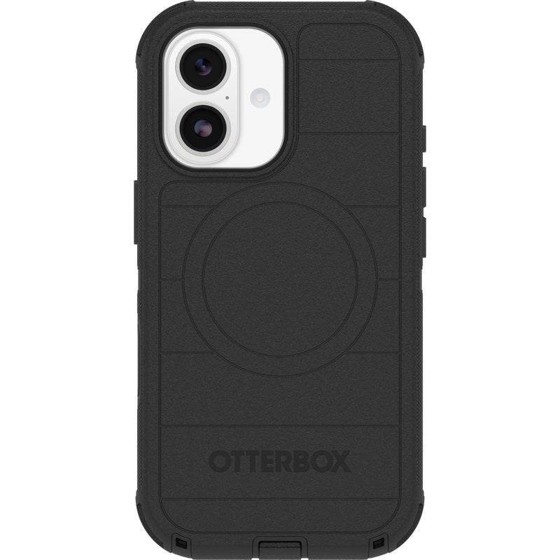 OtterBox Defender Pro MagSafe Apple iPhone 17 (6.3") Case Black - (77-98354), DROP+ 7X Military Standard, Tri-Layer, Port Covers, 7 Years Warranty - Image 2