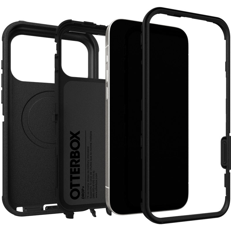 OtterBox Defender Pro MagSafe Apple iPhone 17 Pro (6.3") Case Black - (77-98380), DROP+ 7X Military Standard, Raised Edges, 7 Years Warranty - Image 3