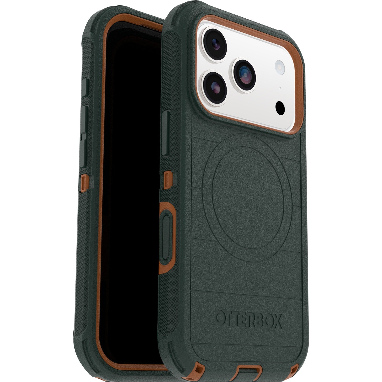 OtterBox Defender Pro MagSafe Apple iPhone 17 Pro (6.3") Case Green Intrigue - (77-98388), DROP+ 7X Military Standard, Tri-Layer, 7 Years Warranty - Image 5