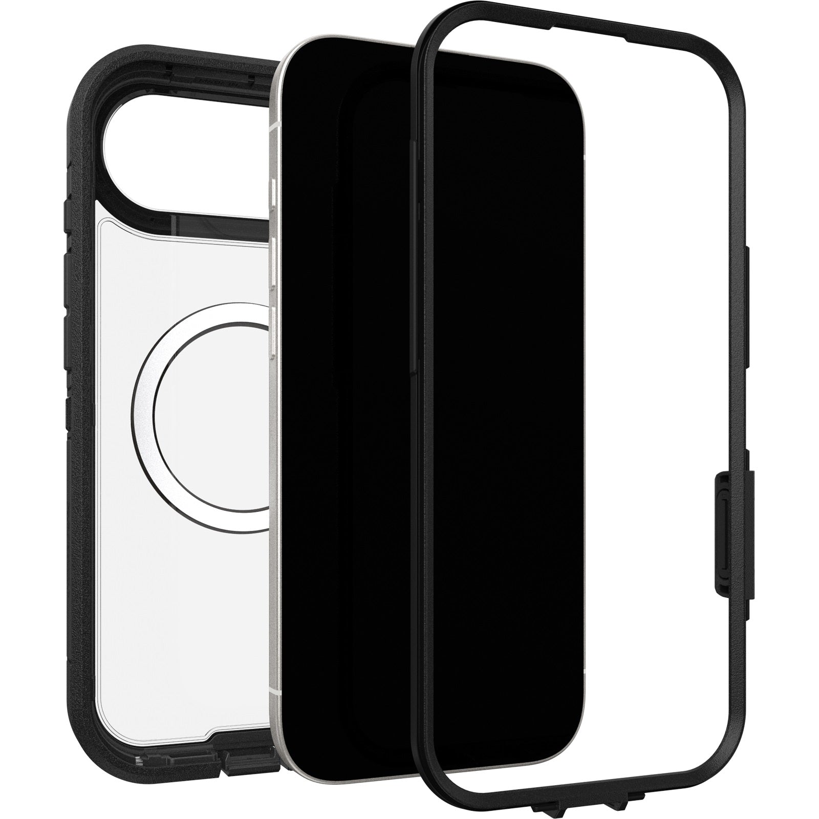 OtterBox Defender Pro XT MagSafe Apple iPhone Air (6.5") Dark Side (Clear / Black) - (77-98498), DROP+ 7X Military Standard, 7 Years Warranty - Image 3