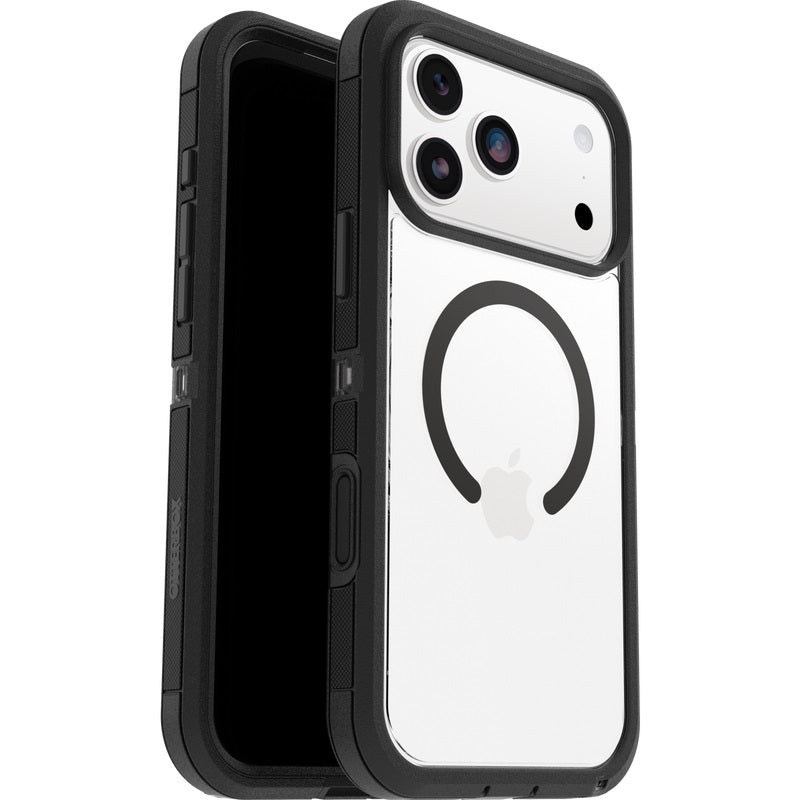 OtterBox Defender Pro XT MagSafe Apple iPhone 17 Pro (6.3") Case Dark Side (Clear/Black) - (77-98516), DROP+ 7X Military Standard, 7 Years Warranty - Image 1