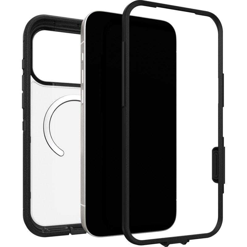 OtterBox Defender Pro XT MagSafe Apple iPhone 17 Pro (6.3") Case Dark Side (Clear/Black) - (77-98516), DROP+ 7X Military Standard, 7 Years Warranty - Image 3