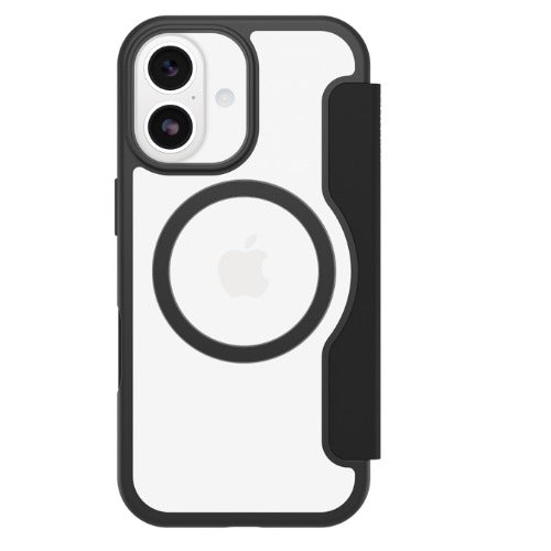 OtterBox React Folio MagSafe Apple iPhone 17 (6.3") Case Black Crystal (Clear/Black) - (77-98586), DROP+ Military Standard, 7 Years Warranty - Image 5
