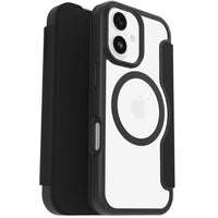OtterBox React Folio MagSafe Apple iPhone 17 (6.3") Case Black Crystal (Clear/Black) - (77-98586), DROP+ Military Standard, 7 Years Warranty - Image 2