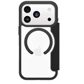 OtterBox React Folio MagSafe Apple New iPhone Pro 2026 / iPhone 17 Pro (6.3") Case Black Crystal (Clear/Black) - (77-98588), 7 Years Warranty - Image 1
