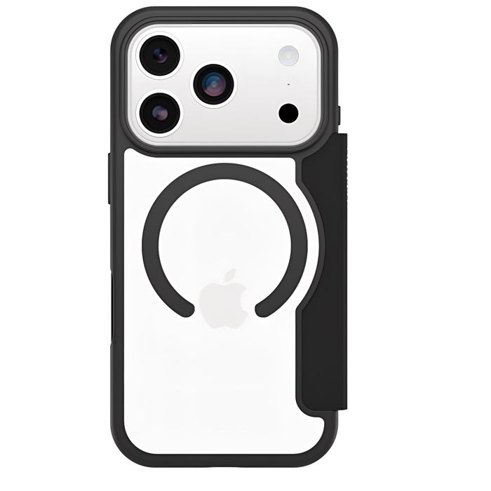 OtterBox React Folio MagSafe Apple New iPhone Pro Max 2026 /  iPhone 17 Pro Max (6.9") Case Black Crystal (Clear/Black) - (77-98589),7 Years Warranty - Image 5