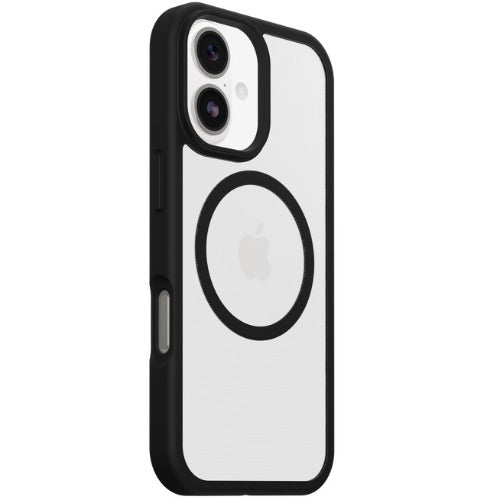 OtterBox React MagSafe Apple iPhone 17 (6.3") Case Black Crystal (Clear/Black) - (77-98591),DROP+ Military Standard,Raised Edges,7 Years Warranty - Image 2