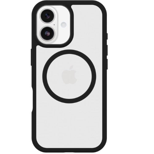 OtterBox React MagSafe Apple iPhone 17 (6.3") Case Black Crystal (Clear/Black) - (77-98591),DROP+ Military Standard,Raised Edges,7 Years Warranty - Image 4